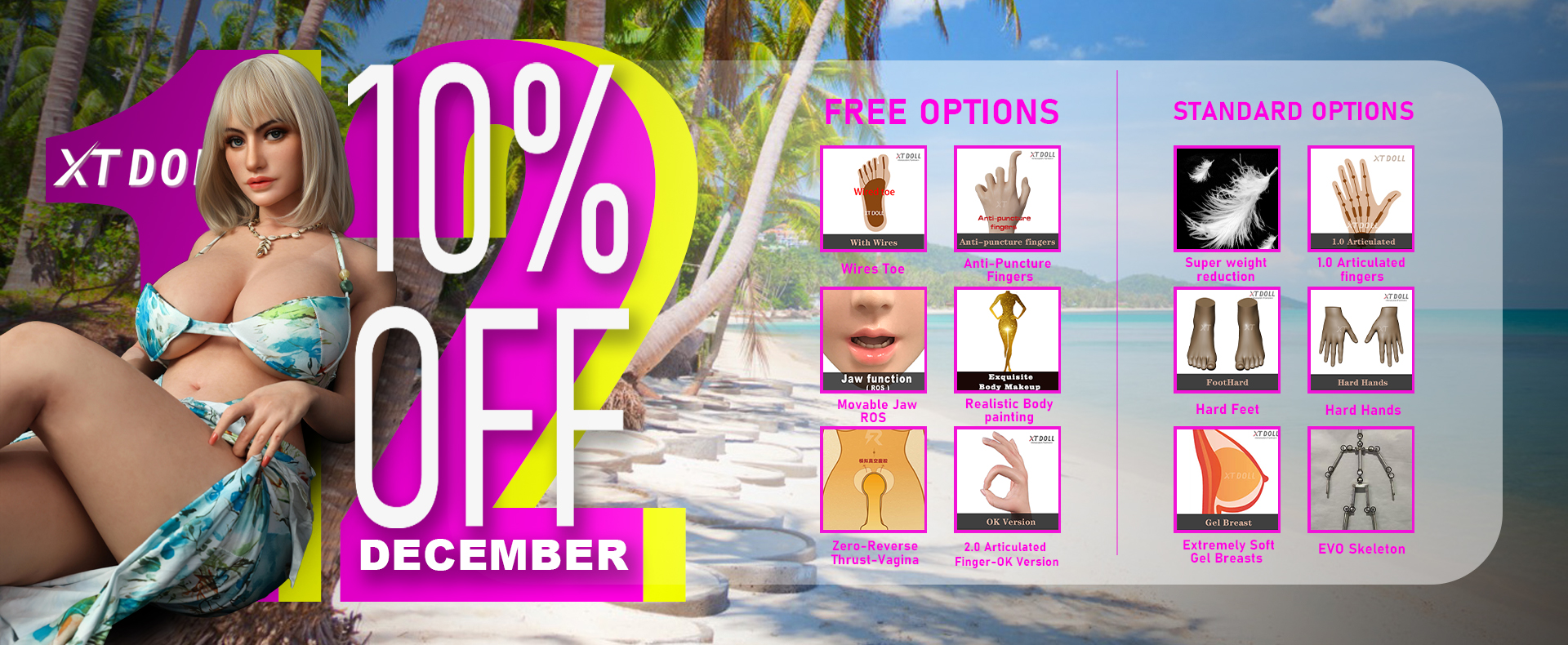 XTDoll Promotion Décembre 2025